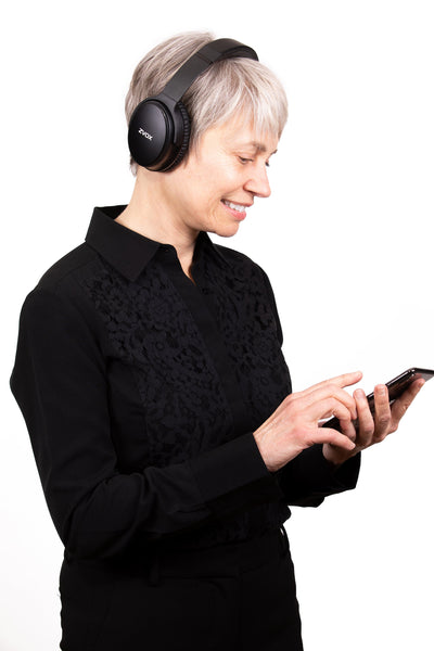 ZVOX Offers the Perfect Accessory for Zoom Meetings – AV50 Noise Cancelling Headphones with AccuVoice Hearing Aid  Technology and Hands-Free Microphone