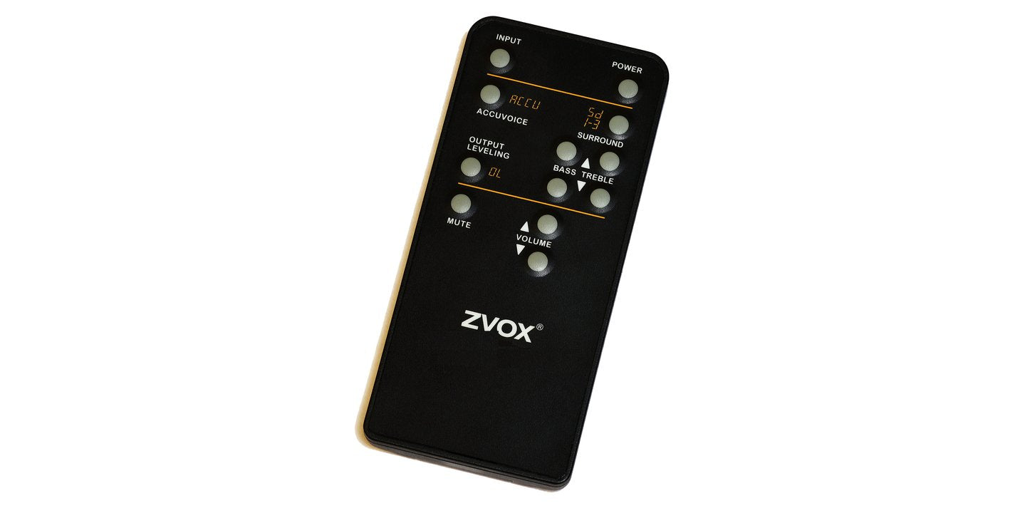 ZVOX SB380 テレビ用サウンドバー AccuVoice Dialogue Boost付き アルミニウムサウンドバー サブウーファー内蔵 壁取り付け可能 ホームスピーカーバー クリアな ZVOX SB380, Certified Renewed